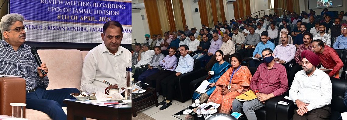 Dulloo holds day-long interaction with FPOs of Jammu division 