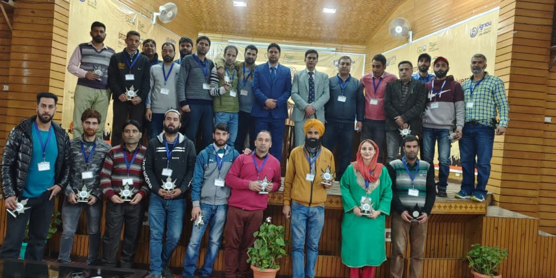 IGNOU Regional Centre Srinagar organised the 36th Convocation in the Gandhi Bhawan, University of Kashmir
