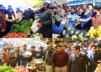 Market checking drive intensified in kupwara