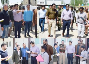Preparation for Shri Amarnath Ji  Yatra-2023: DC along with SSP B’pora visits yatra transit camp shadipora