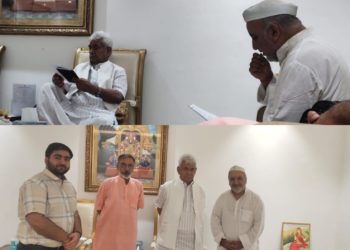 Save Sharda Committee Calls on LG Manoj Sinha in New Delhi 