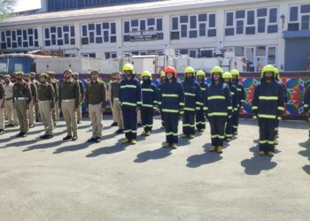 Fire Service Day Observed In Srinagar To Pay Homage To Martyrs