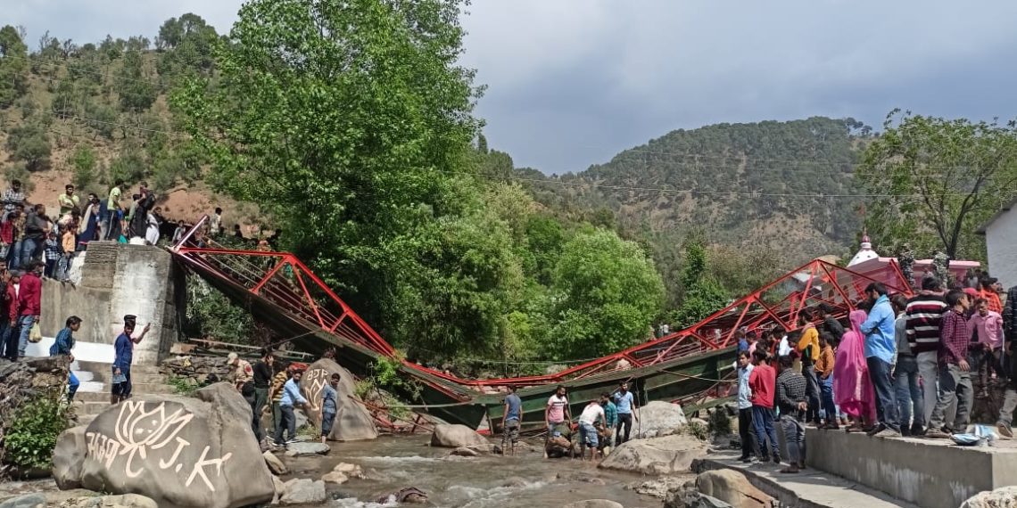 40 Persons Injured As Footbridge Collapses Whilst Baisakhi Celebrations in Udhampur