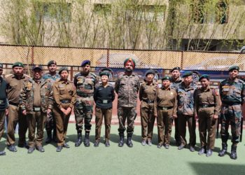 GROUP COMMANDER, NCC VISITS LADAKH