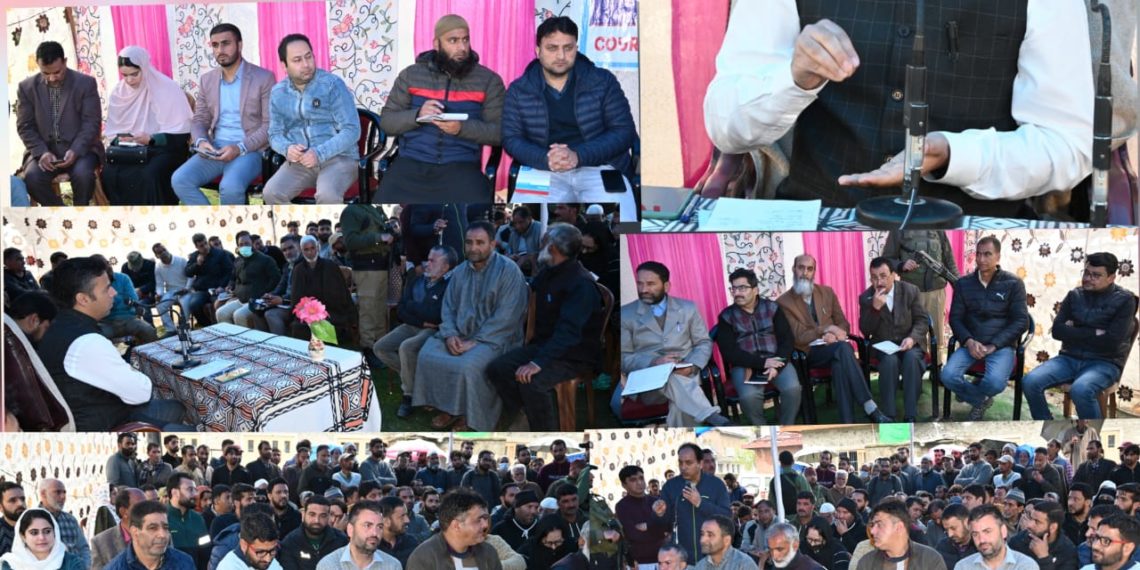 DC Kulgam presides mega Grievances Redressal camp at Qaimoo 