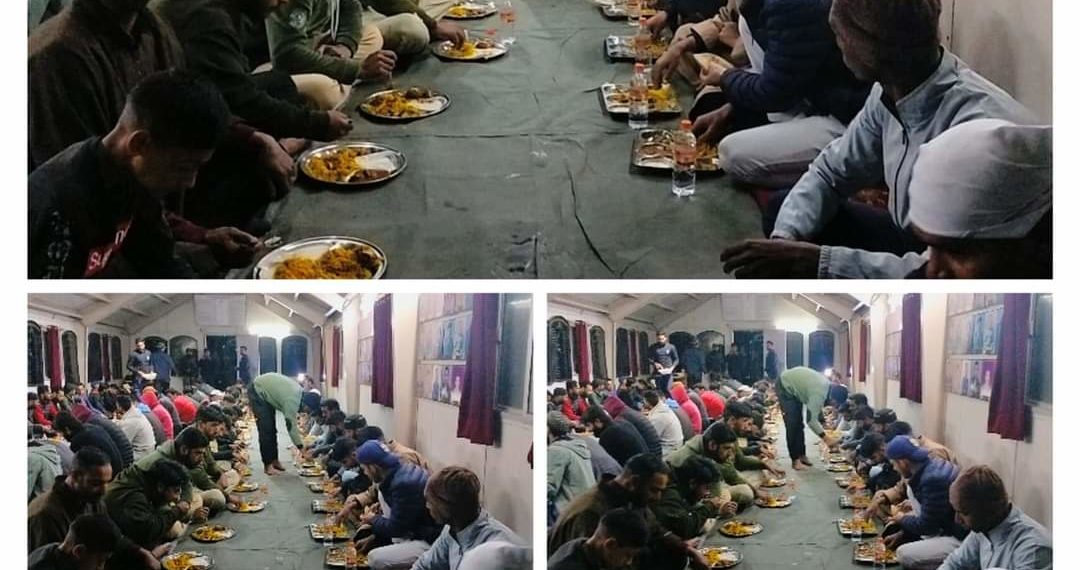 13RR hosts Iftiyar Party at Manasbal  Aadil Abdullah  Srinagar