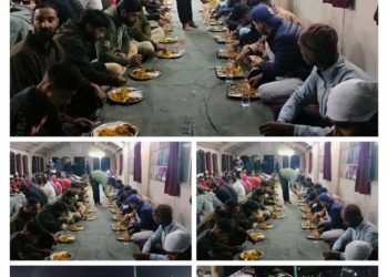13RR hosts Iftiyar Party at Manasbal  Aadil Abdullah  Srinagar