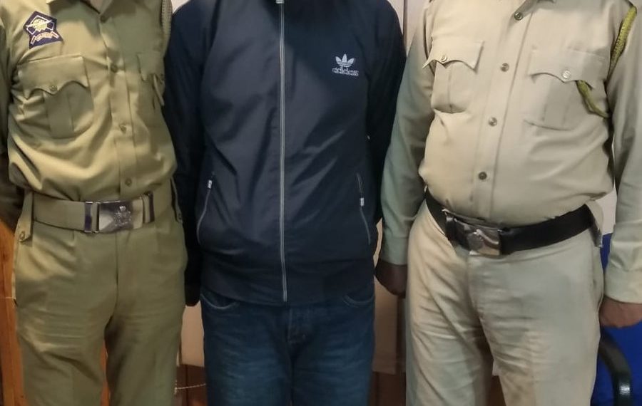 Most wanted Drug Peddler Rouf Bukhari of Srinagar arrested