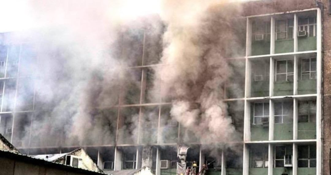 Fire Breaks out in AIIMS Jammu