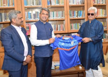 President All India Football Federation calls on Lt Governor