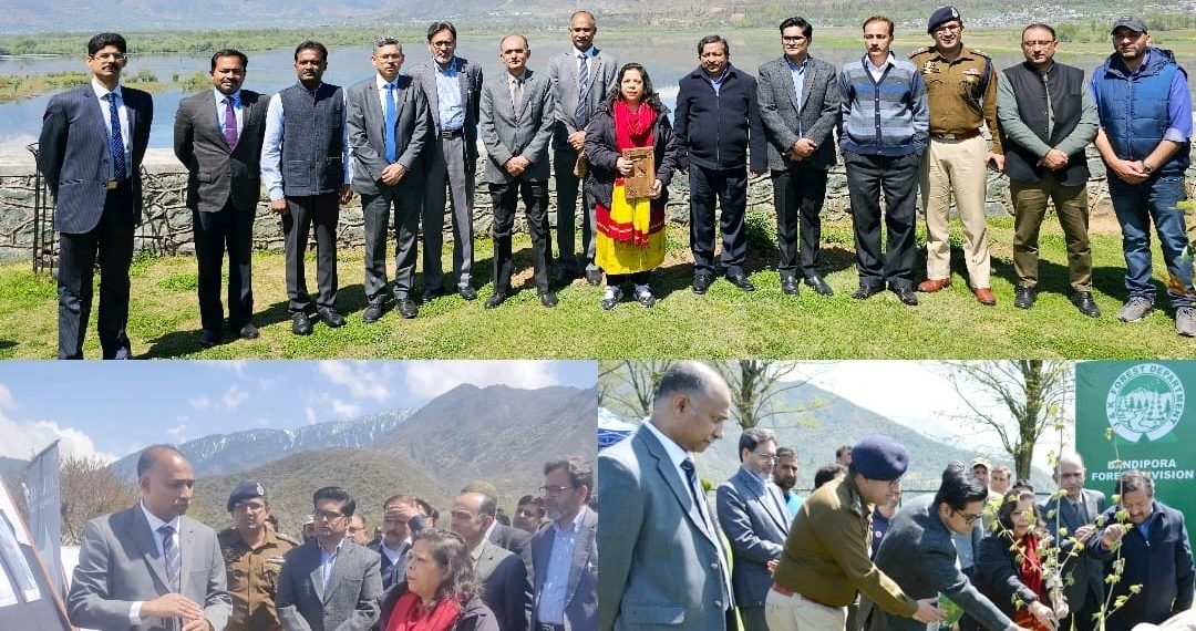 Union Forest Secretary inspects Wullar conservation works