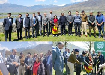 Union Forest Secretary inspects Wullar conservation works