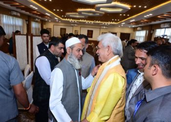 Lt Governor interacts with the members of civil society groups
