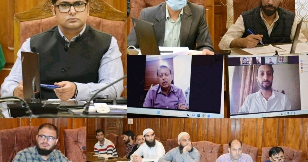 Chairman DDC Bandipora chairs Annual Action Plan 2023-24 meeting 