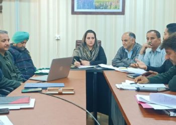 DC B’la reviews progress of Works under Jal Jeevan Mission