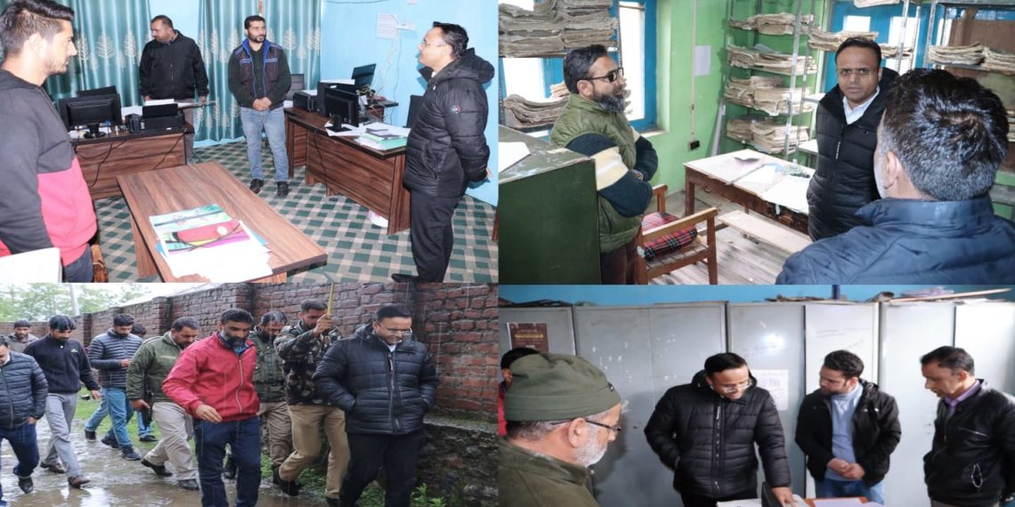 DC Kupwara conducts surprise inspection of ACD office, RDD Kupwara & other Offices