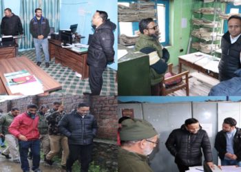 DC Kupwara conducts surprise inspection of ACD office, RDD Kupwara & other Offices