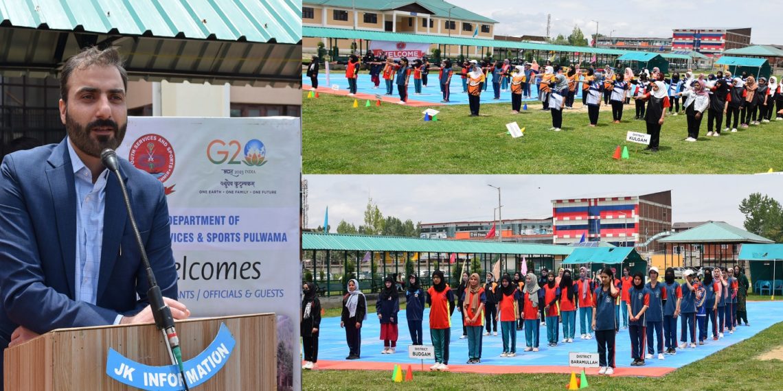 DDC Pulwama inaugurates Inter District Provincial Level U-19 Girls Kho- Kho tournament 