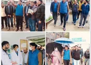 DC Srinagar inspects major ongoing construction works at Women College, Lal-Ded Hospital, Amar Singh College, Beautification project along Jhelum River embankments