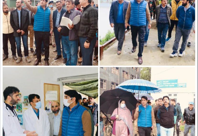 DC Srinagar inspects major ongoing construction works at Women College, Lal-Ded Hospital, Amar Singh College, Beautification project along Jhelum River embankments