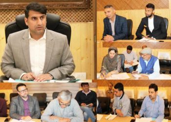 DC Srinagar reviews parameters under Annual District Good Governance Index (DGGI) for the year 2022