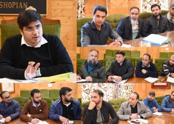 DDC Shopian reviews functioning of RDD in the district 