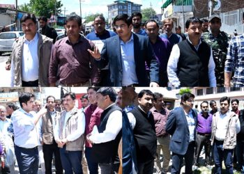 DDC Shopian conducts extensive tour of Town