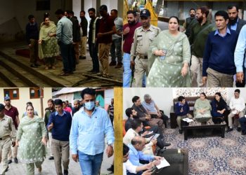 DDC Chairperson Ganderbal visits Kheer Bhawani Shrine Tullamulla