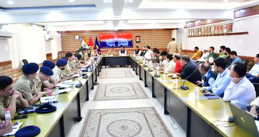 G-20 arrangements / ADGP Kashmir, Div. Com Kashmir co-chairs meeting