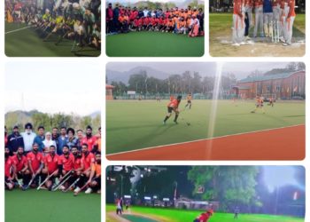 Floodlight lit stadiums host multiple matches to commemorate the G-20 meet in Kashmir.