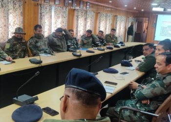 SSP Budgam conducts joint security review Meeting