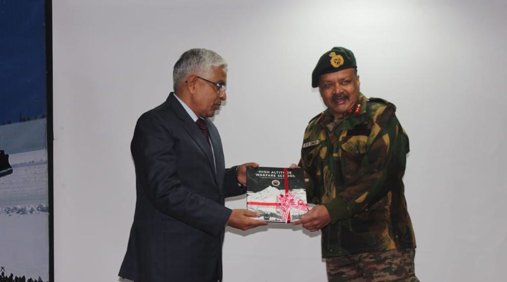 HIGH ALTITUDE WARFARE SCHOOL SIGNS MoU WITH JAMMU UNIVERSITY  