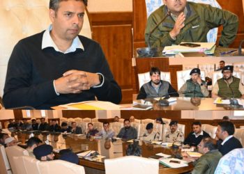 G-20 Summit: DC Kulgam chairs security coordination meeting 