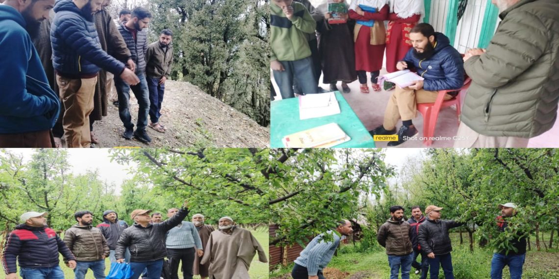 Inclement Weather Several officers of District Administration Kupwara undertook field visits