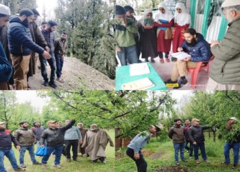 Inclement Weather Several officers of District Administration Kupwara undertook field visits