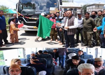 DC Kupwara flags-off J&K RTC Bus service to  Tangdhar, Teetwal
