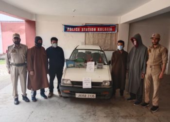 Police solves theft cases in Kulgam; 4 accused arrested