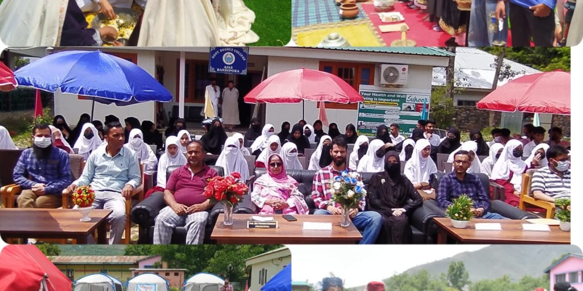 G20: GDC Ajas organises Exibition of traditional Kashmiri Heritage