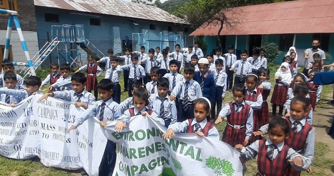 Clean Environment awareness programme held by Department of Social Forestry event at Newlight School Chitrakot 
