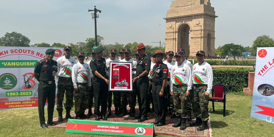 VANQUISH : BIKE EXPEDITION BY LADAKH SCOUTS REGEMENTAL CENTRE  