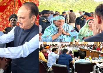 Azad visits Rajouri, met Dhangri terror victims, many delegations 