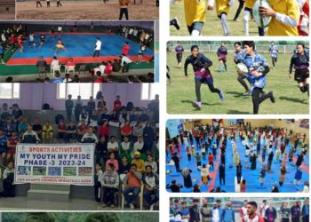 Rugby, Yogasana events draw hundreds to Pologround multisport complex in Srinagar