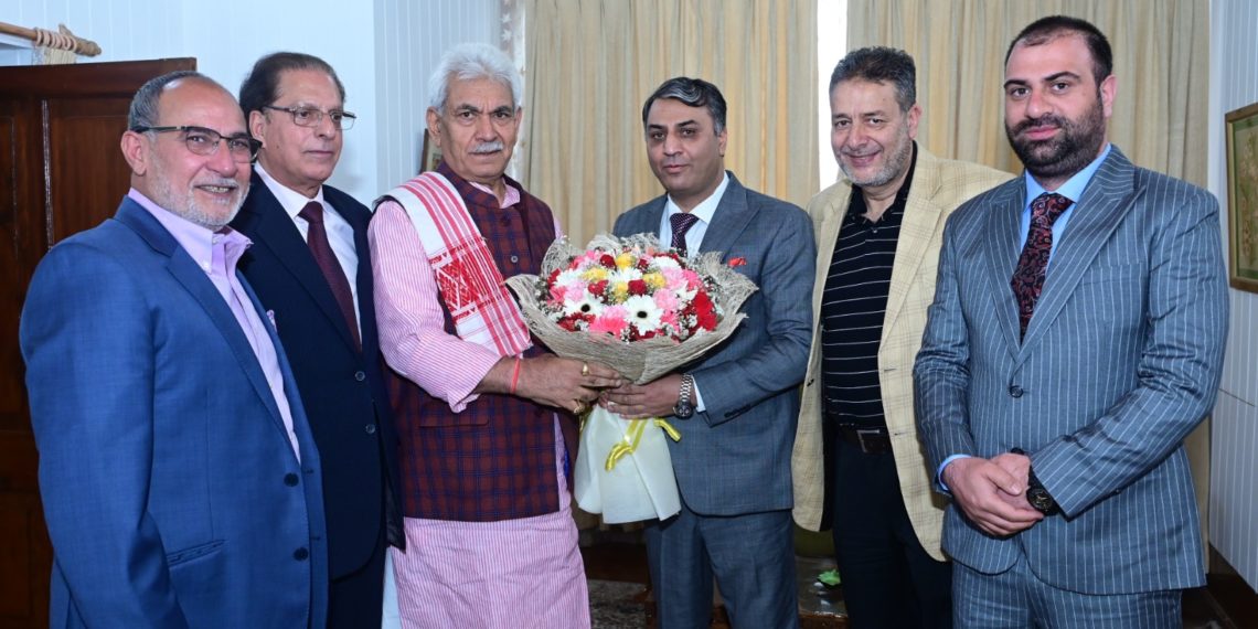 National Secretary Mahamana Malaviya Mission; Kashmir Chamber of Commerce & Industry delegation call on Lt Governor 