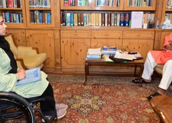 International Wheelchair Basketball Player calls on Lt Governor 