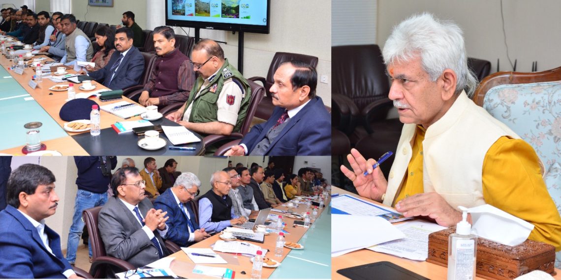 Lt Governor reviews Preparedness for G20 Meeting 