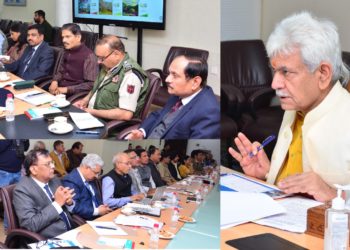 Lt Governor reviews Preparedness for G20 Meeting 