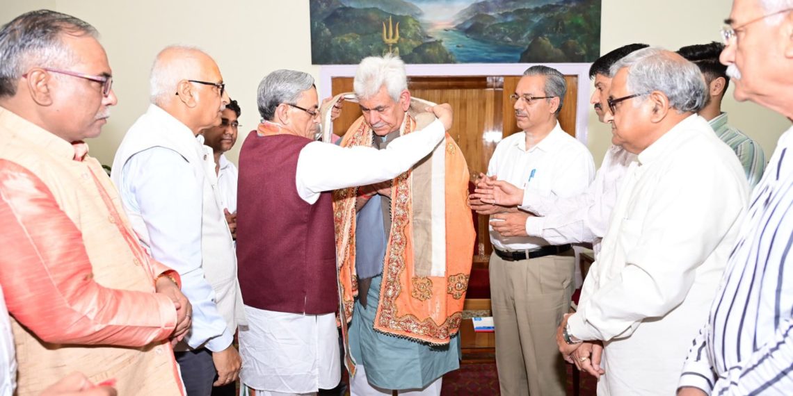 Lt Governor releases Books authored by Padma Shri Prof Vishwamurti Shastri