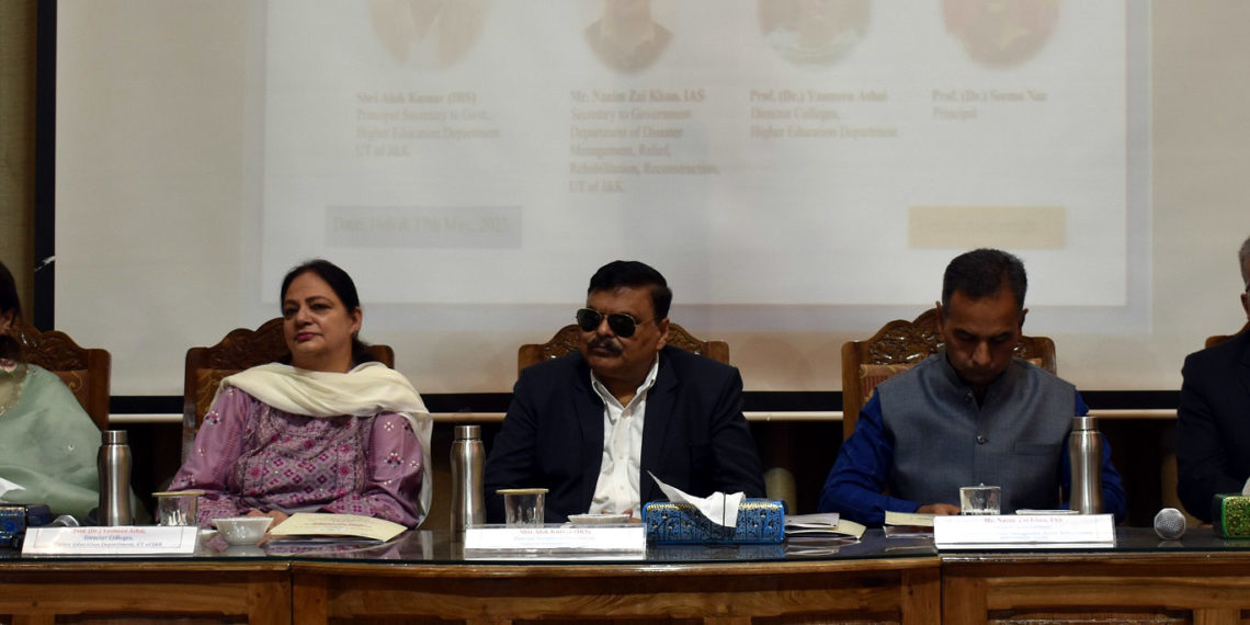 Principal Secretary Education chairs 2 day workshop on “Disaster Preparedness of Jammu and Kashmir”