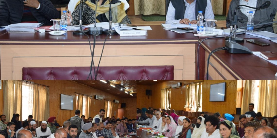 Safeena Beigh chairs Officers meet; reviews Capex Budget 2022-23 