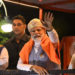 Mobile phone thrown towards PM